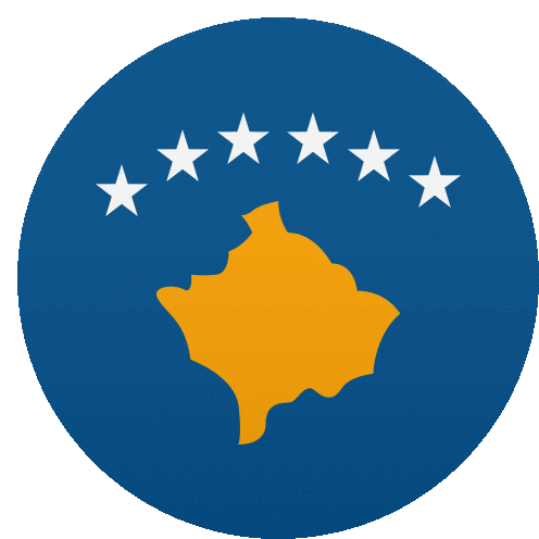 Kosovo Flags Sticker - Kosovo Flags Joypixels Stickers