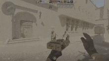 a screenshot of a video game with a score of 100 points
