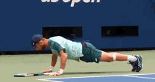 Corentin Moutet Push Ups GIF - Corentin Moutet Push Ups Tennis GIFs