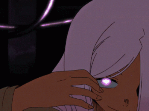 Purple Creepy Anime Eye - GIF - Imgur