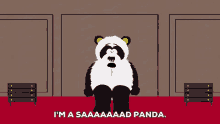Sad Panda South Park GIF