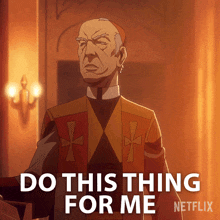 Do This Thing For Me Bishop GIF - Do This Thing For Me Bishop Castlevania GIFs
