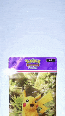 a pack of pokemon cards with pikachu on the front