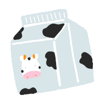 Milk Cows Milk Sticker - Milk Cows Milk Susu Segar Stickers