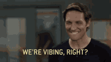 Trying To Feel The Vibes On A Date GIF - Were Vibing Right Not Sure GIFs