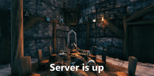 Valheim Server Is Up GIF - Valheim Server Is Up Server Up GIFs