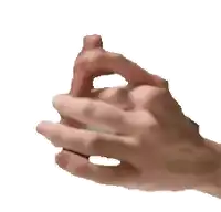 a close up of a person 's hand holding something