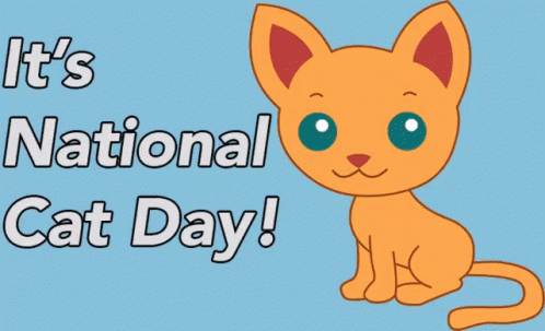 National Cat Day GIF - Cartoon National Cat Day Catday GIFs