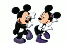 Mickey Mouse Minnie Mouse GIF - Mickey Mouse Minnie Mouse Dancing GIFs
