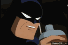 Batman Drinking GIF