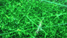 a close up of a green background with lines and dots