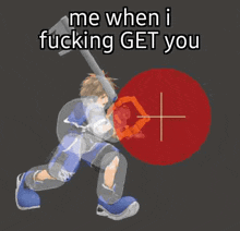 a cartoon character from kingdom hearts is holding a key in his hand .