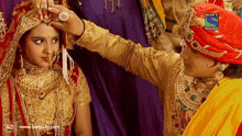 a picture of a bride and groom from sony television network