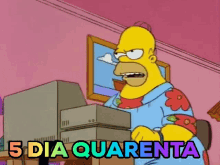Quarentena Homer Simpson GIF - Quarentena Homer Simpson The Simpsons GIFs