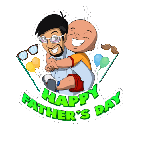 Happy Fathers Day Raju Sticker