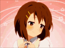 anime girl cute pretty blush