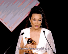 Ming Na Wen May The Force Be With You GIF - Ming Na Wen May The Force Be With You GIFs