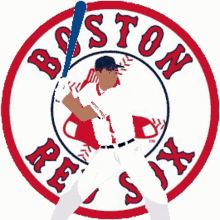 boston red sox baseball sports sticker