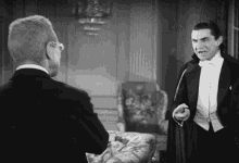 Scared Count Dracula GIF - Scared Count Dracula Bela Lugosi GIFs