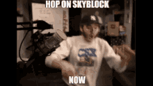 Hop On Skyblock Skyblock GIF - Hop On Skyblock Skyblock Hop GIFs