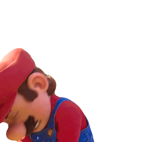 Rubbing My Shoulder Mario Sticker - Rubbing My Shoulder Mario The