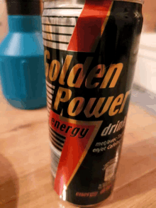 Golden Power Energy Drink GIF - Golden Power Energy Drink Power GIFs