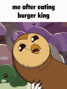 hooty meme burger king
