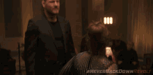 Face Punch Michael Bisping GIF - Face Punch Michael Bisping Never Back Down Revolt GIFs