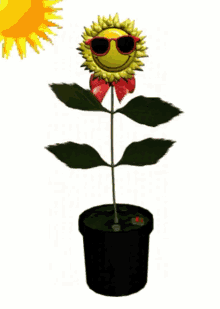 Sunflower Good Morning GIF