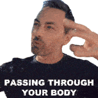 Passing Through Your Body Derek Muller Sticker - Passing Through Your Body Derek Muller Veritasium Stickers