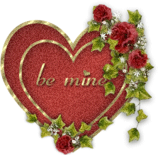 Be Mine Love Sticker - Be Mine Love Love Heart Stickers
