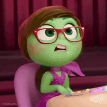 Confused Disgust GIF - Confused Disgust Inside Out 2 GIFs