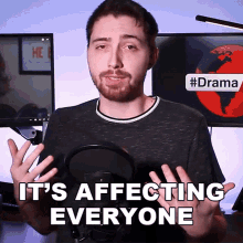 Its Affecting Everyone Negatively Willy Mac GIF - Its Affecting Everyone Negatively Willy Mac Dramaalert GIFs
