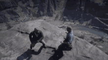 Off Cliff Red Dead2 GIF - Off Cliff Red Dead2 Red Dead Redemption GIFs