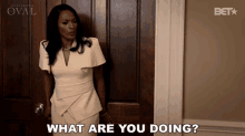 What Are You Doing Victoria Franklin GIF - What Are You Doing Victoria Franklin The Oval GIFs