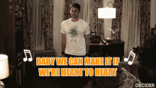 Bill Hader Heart GIF - Bill Hader Heart Baby We Can Make It GIFs