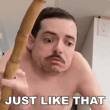 Just Like That Ricky Berwick GIF - Just Like That Ricky Berwick Without Trouble GIFs
