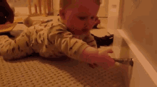 Who Get Your Baby Any Other Toys? GIF - Door Stop Baby GIFs