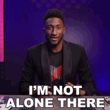 Im Not Alone There Marques Brownlee GIF - Im Not Alone There Marques Brownlee Im Not On My Own GIFs