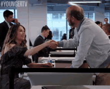Nice To Meet You GIF - Handshake Eager Too Much GIFs