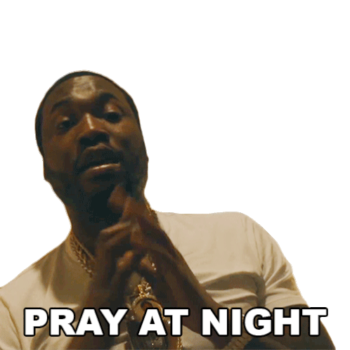 Pray At Night Meek Mill Sticker