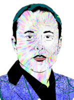 Elon Musk Elon Sticker - Elon Musk Elon Migraine Visuals Stickers