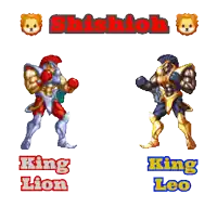 a king lion and a king leo are shown in a video game