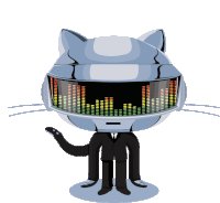 Cat Robot Sticker - Cat Robot Stickers
