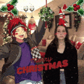 Lily Amagi Rinne Amagi Christmas GIF - Lily Amagi Rinne Amagi Christmas GIFs