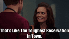 Chicago Med Natalie Manning GIF - Chicago Med Natalie Manning Thats Like The Toughest Reservation In Town GIFs