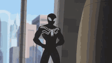 Black Spiderman Venom GIF - Black Spiderman Venom Spectacular Spider Man GIFs