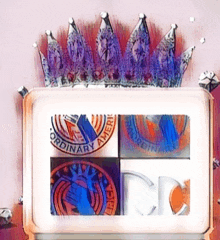 a box with a crown on top of it that says ordinary america