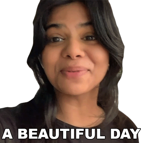 A Beautiful Day Shreya Sticker - A Beautiful Day Shreya Buzzfeed India Stickers