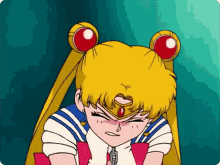 Sailor Moon Choking GIF - Sailor Moon Choking Break Out GIFs
